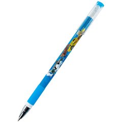 Ручка шариковая с резиновым грипом Hot Wheels HW,24-032 KITE, синяя (HW,24-032) фото