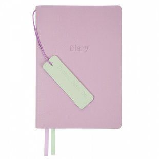Ежедневник недатированный А5 мягкий 320 страниц Leo Planner Prima,сиреневый 252701 (252701) фото