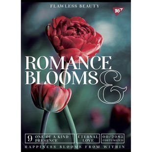 Книга обліку А4 48арк скоба Romance blooms (681934) фото