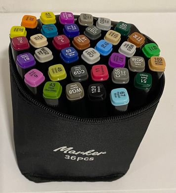 Набор скетч маркеров двухсторонних 36 цветов Touch (1341371) фото
