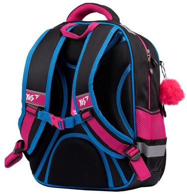Рюкзак школьный S-40 Barbie,черный с малиновым 558792 YES (558792) фото