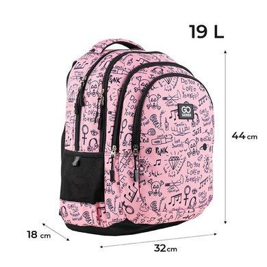 Рюкзак анатомічна спинка 3 відділення GoPack Teens GO24-162L-6, (GO24-162L-6) фото