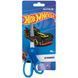 Ножиці дитячі пластикові ручки з гумовою вставкою HW24-126 Hot Wheels (04071014) фото 1