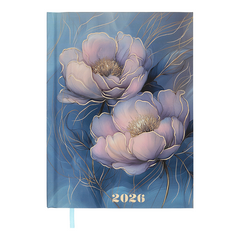 Щоденник датований поліграфічний NOVEL 2026 , A5, блакитний BM.2103-14 (2026401) фото