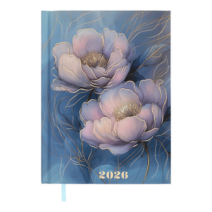 Ежедневник датированный полиграфческий NOVEL 2026 , A5,голубой BM.2103-14 (2026401) фото