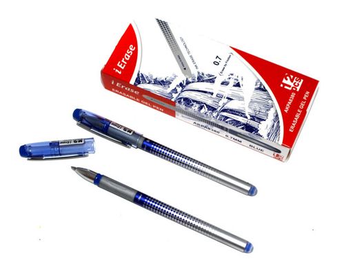Ручка гелевая "самостираюча", 0,5мм синяя AKPA8371 (AKPA8371) фото
