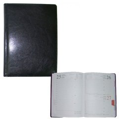 Ежедневник датированный 2022 А5 176 листа SARIF ЗВ-55 черный линия (011517a) фото