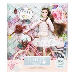 Кукла Эмели с велосипедом 077 (129527) фото