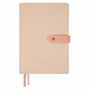 Ежедневник недатированный А5 мягкий 320 страниц Leo Planner Secret,бежевый 252701 (252702) фото
