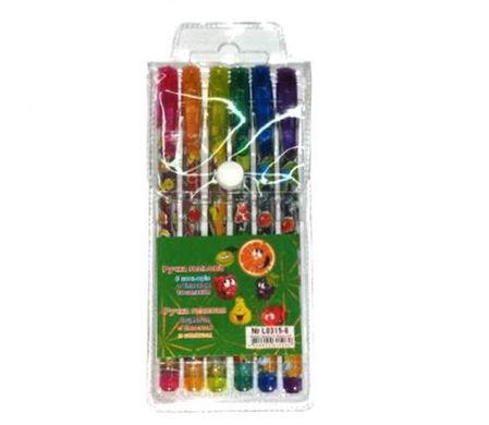 Набір ручок гелевих 6 кольорів LEXY ST-5507-6 (032127) фото