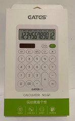 Калькулятор 12 розрядів білий Q-1 Eates (070153) фото