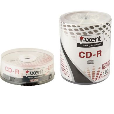 Диск CD-R AXENT 700 MB 80 min ER70C10 Cake 10 8115-А (080372) фото