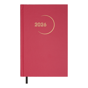 Ежедневник датированный 2026 MADAM мини A5,малиновый,бумвинил BM.21170-29 (202646) фото