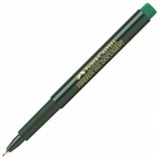 Линер 151199 0,4мм, зеленый Faber Castell (151163) фото