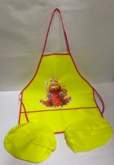 Набор фартук 50*45 см и нарукавники 26 см, для девочки, жолтый (134090) фото