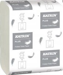 Туалетная бумага в листах KATRIN 2-х слойная, 200листов (30905) фото