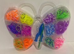 Набор резинок для плетения в пластиковом боксе Бабочка 202-3 (13211018) фото