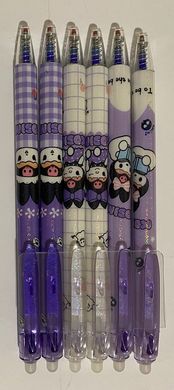 Ручка пиши-стирай автоматична гелева 0,5мм в наборі 6 штук для дівчинки 33147 (0398123) фото