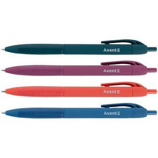 Ручка кулькова автоматична Axent Earth Colors AB1097-02-A, 0.7 мм, синя (030253) фото