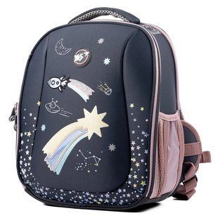 Рюкзак школьный каркасный с ортопедической спинкой 35х29х15 см YES S-57 Cosmos 553210 (553210) фото