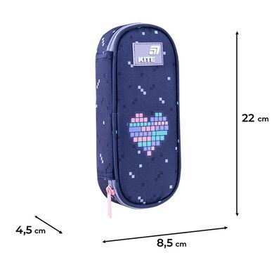 Пенал 1відділення,клапан з кишенею на блискавці Type Love К26-599-7 (13311033) фото