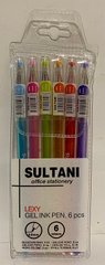Набір ручок гелевих 6 кольорів ST-5507-6 Sultani (ST-5507-6) фото