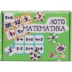 Розвивающая настольная игра "Лото математика" 2149 (1803302) фото