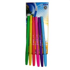 Ручка шариковая АА 1108 бархатный цветной корпус, Beifa синяя (030123) фото