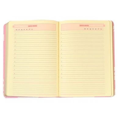 Щоденник недатований А5 352 стор. Allegro, 251981 рожевий лінія (251981) фото