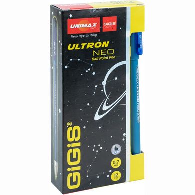 Ручка кулькова Ultron Neo 2x, синя UX-150-02 (62183) фото