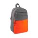 Рюкзак GoPack Сity GO20-118L-3 сірий, оранжевий (GO20-118L-3) фото 1