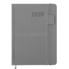 Щоденник датований 2026 Forever A5, сірий, штучна шкіра/поролон BM.21108-09 (2026291) фото