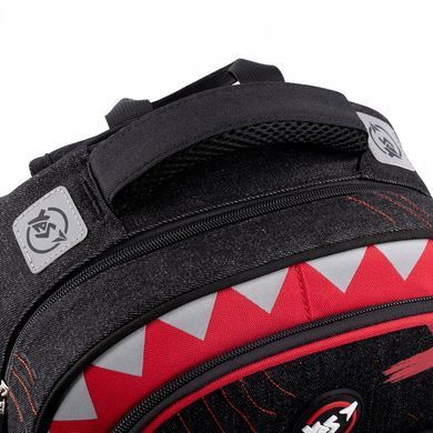 Рюкзак школьный с ортопедической спинкой 38х29х13см S-91Shark Yes 553636 (553636) фото