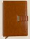 Щоденник недатований А5 шкірзам на магніті з тисненням Трезубець,коричневий 19064 (01152013) фото 1