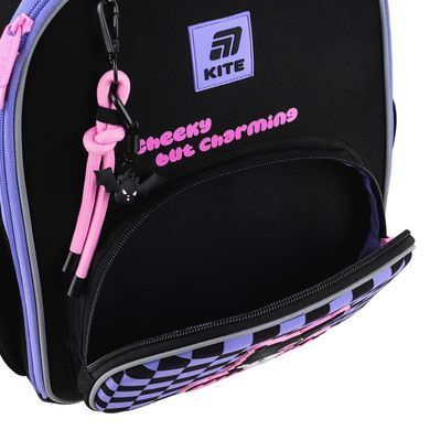 Рюкзак шкільний каркасний з ортопедичною спинкою 38х30х14 см Kite Education Kuromi HK25-556M (70867) фото