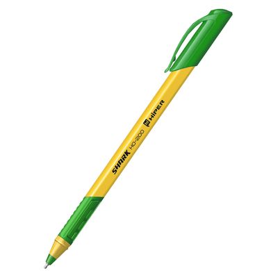 Ручка масляная з гриппом Shark HO-200, зелена Hiper /10 (HO-200зел) фото
