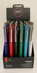 Ручка масляная автоматическая Vinson Zero 0.7 мм ,синяя (03026017) фото