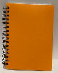 Тетрадь на спирали А6, 80арк, MICRO пластиковая обложка оранжевый TA6380-810 (015266) фото