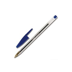 Ручка шариковая BIC "Кристал", прозрачная синяя /50/ (030137) фото