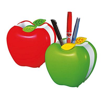Пенал настільний пластиковий, Apple, зелений, червоний Ol-9139 (445847,48) фото