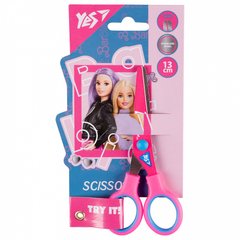 Ножиці дитячі з принтом на лезі 13 см Barbie 480438 YES (480438) фото
