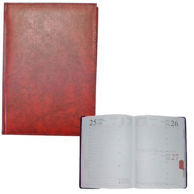 Ежедневник датированный 2022 А5 176 листов Miradur 3В-55 красный линия (011511c) фото
