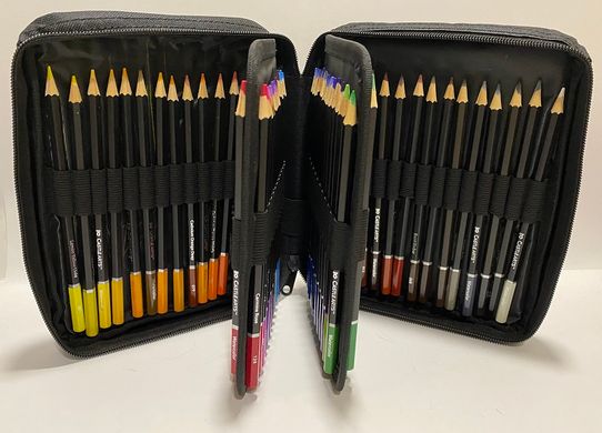 Набір кольорових акварельних олівців у нейлоновому пеналіі 72 кольори рибка (1315602) фото