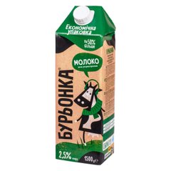Молоко Буренка 1л 2,5% /12 (370401) фото